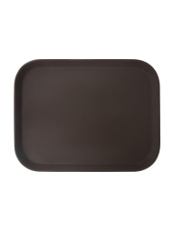 Поднос прорезин.прямоуг.15''х20''(500х380) корич.[1520CT Brown]