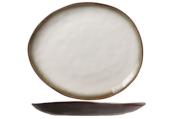 Купить тарелка овальная 27x23 см, матовая, plato cosy&trendy plato