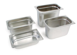 Гастроемкость 1/4 h=100 мм. 265*162 мм. 2,5 л. нержавеющая сталь MGsteel /1/6/24/