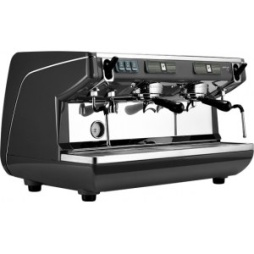 161889 Appia LIFE 2gr S 220V black+high groups+economizer кофемашина-полуавтомат 2 группы (выс.), бо