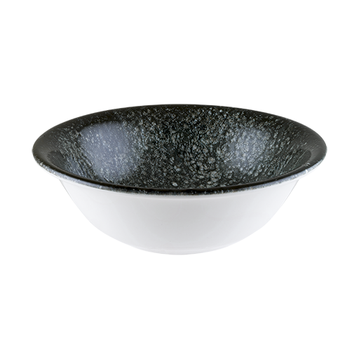 Купить салатник d=160 мм. 400 мл. h=53 мм. черный космос (тарелка подст.75439), форма гурмэ bonna /1/12/