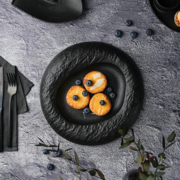 Блюдо круглое d 26,5 см h3,3 см Black Raw Stellar P.L. Proff Cuisine [1]