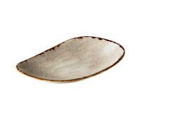 Блюдо прямоугольное, цвет серый, 20,5х12 см, Jersey Style Point Jersey Grey