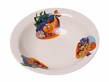 Купить тарелка 175 мелкая морской мир