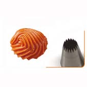 Купить насадка кондитер. "хризантема" d=25/8 мм. h=46 мм. нержавеющая сталь /1/