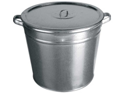 Бак кухонный 32л оцинкованный с крышкой