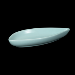 Салатник фигурный 9''х4" 230х110мм 280мл, бирюзовый "Cuong Phat Acquamarina"