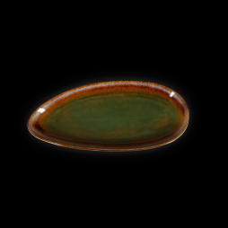 Блюдо овальное Corone Verde 360х165 мм синий+зеленый