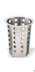 Емкость для столовых приборов (стакан) d=95 мм. h=130 мм. перфор.нерж. MGSTEEL /1/48/