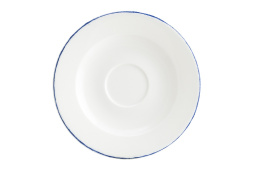 Блюдце d=120 мм. Ретро синий край (чашка 70299) BONNA /1/6/3648/