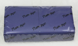 Салфетки Папирус 24*24см 1сл 400шт /синие/