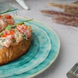 Тарелка d 20,5 см h2,5 см Sea Blue Frutti di Mare P.L. [1]