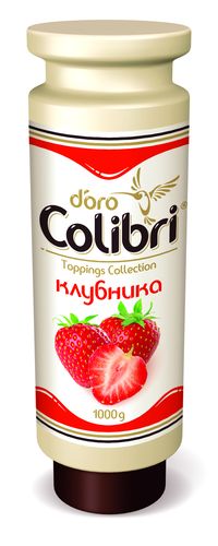 Купить топпинг клубника 1 кг золотая колибри /6/