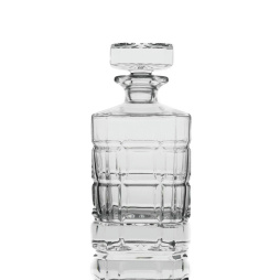 Графин 0,8 л штоф с крышкой King h21 см 10*9,8 см стекло P.L. - BarWare [1]