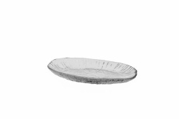 Тарелка овальная 21x13 см h 2,5 см, стекло, прозрачная, Focus ArdaCam Focus