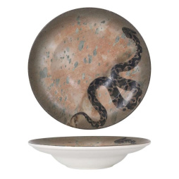 Тарелка d=270 мм. глубокая 450 мл. h=56 мм. Саванна, форма Гурмэ BONNA /1/6/