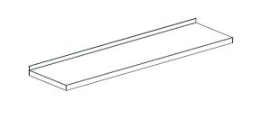 Купить полка кухонная настенная apach chef line lsw11035