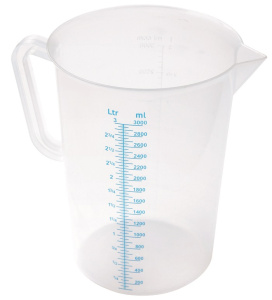 Кувшин мерный 3,0 л. прозрачный пласт. (JD-8609PP/86321) /1/36/