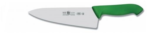 Купить нож поварской 200/335 мм. шеф зеленый антибактер. ручка horeca icel /1/6/