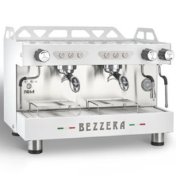 Кофемашина автомат BEZZERA MODA DE 2GR белая+экономайз+подсвет мультифазная