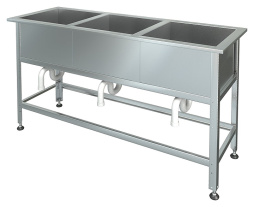 Ванна моечная М-3-0,45-0,7/2,0 (нержавейка)