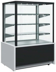 Холодильная витрина ВХСв-0,9д Carboma Cube ТЕХНО (KC70 VM 0,9-1 9006-9005)