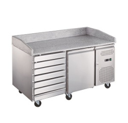 Кухонный стол для пиццы холодильный HURAKAN HKN-PZG2-16 КАМЕНЬ