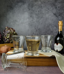 Набор из 4 стаканов 260 мл, h 10,3 см, d 8,4 см , ABEILLE La Rochere ABEILLE