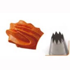 Купить насадка кондитер. "звезда" d=36/18 мм. h=51 мм. нержавеющая сталь /1/