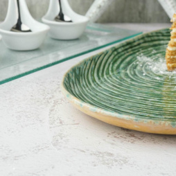 Блюдо овальное 33*17 см h2 см Green Frutti di Mare P.L. [1]