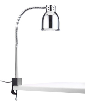 Купить лампа тепловая scholl 24000 ts (b0061) с ик нагревом, настольная на струбцине, цвет хром