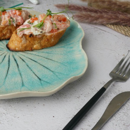 Блюдо для подачи 23,5*21,5 см h2,5 см Sea Blue Frutti di Mare P.L. [1]