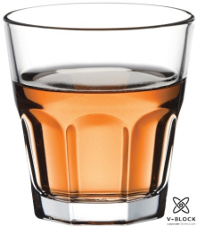 Стакан Олд Фэшн 205 мл. d=77 мм. h=81 мм. Касабланка В-Блок Б /12/1200/