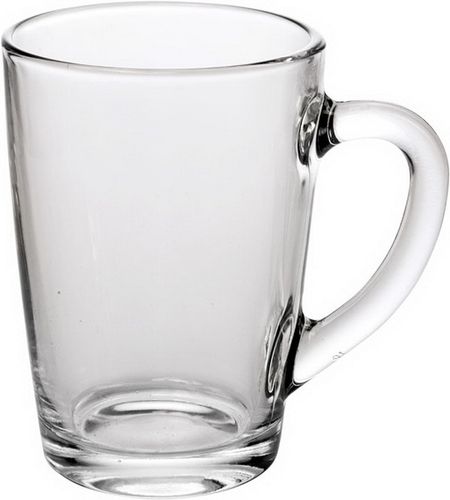 Купить кружка 300 мл. d=80 мм. h=112 мм. прозрач. капучино /20/800/