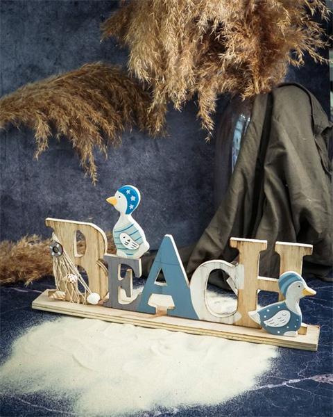 Купить настольная декорация буквы "beach" 40x5xh17cm, дерево cosy&trendy декор