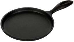 Сковорода d=172/16 блинная с ручкой чугун LUXSTAHL [НЕ1717]