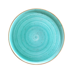 Блюдо для пиццы d=320 мм. Аква, форма Гурмэ BONNA /1/6/348/