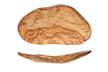 Чаша для фруктов, плоская, из оливкового дерева, 23-28CM X 10-16CM COSY&TRENDY ORGANIC WOOD APERO