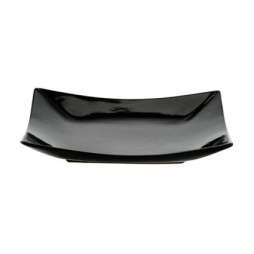 Тарелка квадратная 21,5*21,5 см. Киото Блэк/4/