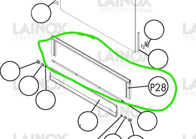 Купить уплотнение для пароконвектомата lainox 70048040