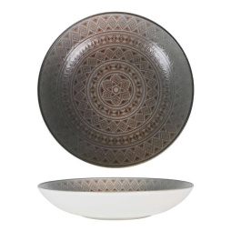 Тарелка d=230 мм. глубокая 1000 мл. h=45 мм. Дамаск, форма Банкет BONNA /1/6/