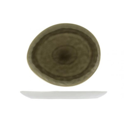 Овальная обеденная тарелка Spirit Olive 19,5 см X 16,5 см COSY&TRENDY SPIRIT OLIVE