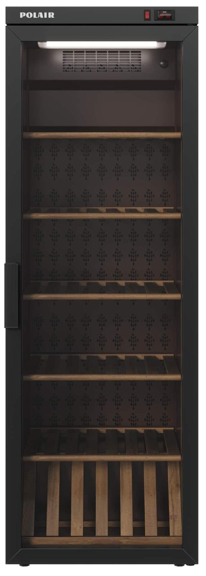 Купить Холодильный шкаф DW104u-BRAVO (R290) корич. с замком с осевым вентилятором