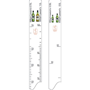 Купить линейка вильям лоусонс 0. 35, 0. 5, 0. 75, 1; l=28, b=2см; белый