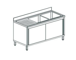 Ванна моечная APACH Chef Line L2S146-44LWSD