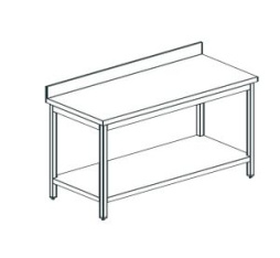 Стол кухонный производственный Apach Chef Line LWT813SHU