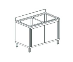 Ванна моечная APACH Chef Line L2S126-54SD