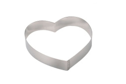 Форма кухонная для выкладки/выпечки Сердце d=14 см. h=4 см. нерж. DE BUYER /1/