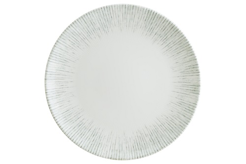 Купить тарелка d=270 мм. ирис серый, форма гурмэ bonna /1/12/624