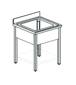 Купить ванна моечная apach chef line ls66-44